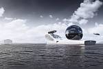 Loď společnosti Earth 300 má být největší jachtou světa. Nacházet se v ní má 22 laboratoří, v nichž vědci budou přicházet s řešeními klimatické krize.