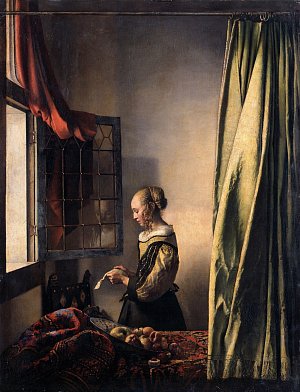 Obraz nizozemského malíře Jana Vermeera, na němž restaurátoři objevili postavu kupida.