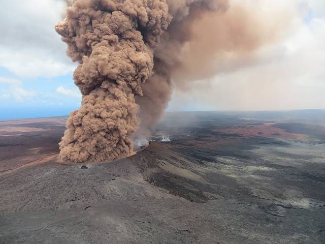 Erupce sopky Kilauea na Havaji