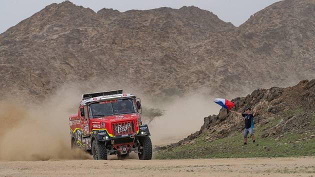 Aleš Loprais na Rallye Dakar 2023.