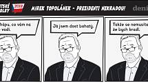 Prezidentské volby - komiks - Topolánek - Prezidenti nekradou