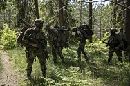 Švédští vojáci během cvičení Baltops v roce 2022