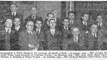 Těsně poválečná de Gaullova francouzská vláda 25. listopadu 1945 v hotelu Matignon