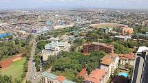 Nairobi, Upper Hill, Keňa. 