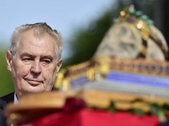 Národní svatováclavská pouť v Brandýse nad Labem-Staré Boleslavi. Přítomen byl prezident Miloš Zeman.