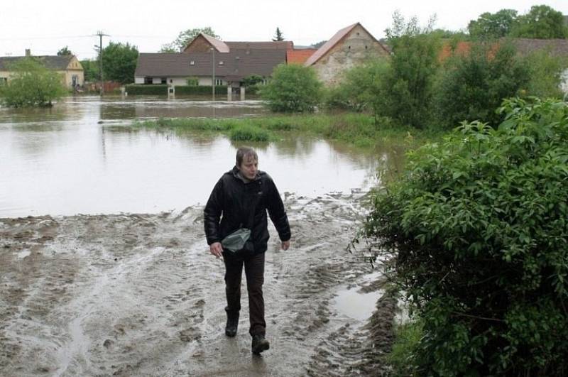 Povodeň na Plzeňsku v roce 2013.