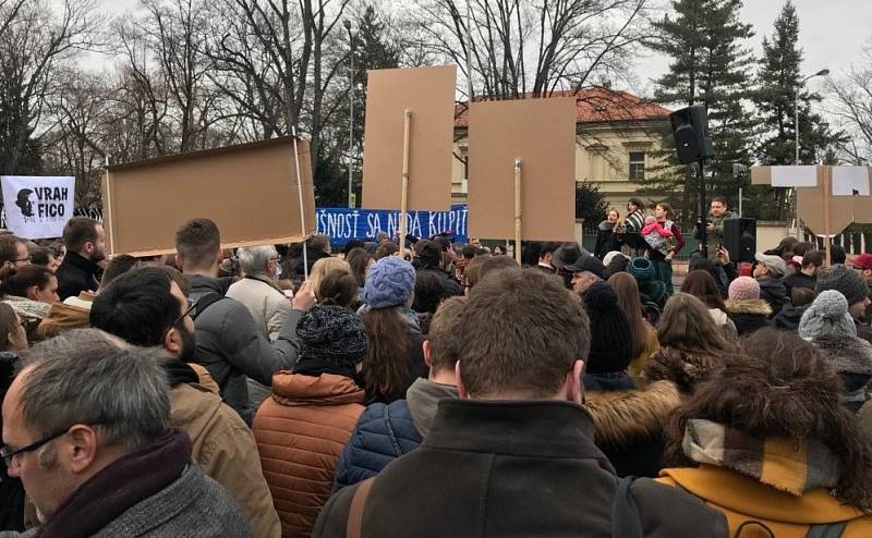 Protestní akce v Praze