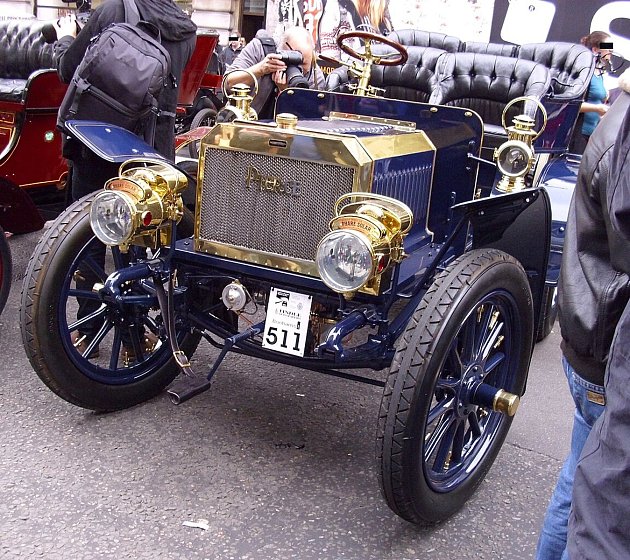 Vůz Pierce z roku 1904 při Regent Street Motor Show v roce 2011., zdroj: Wikimedia Commons, Buch-t, GFDL