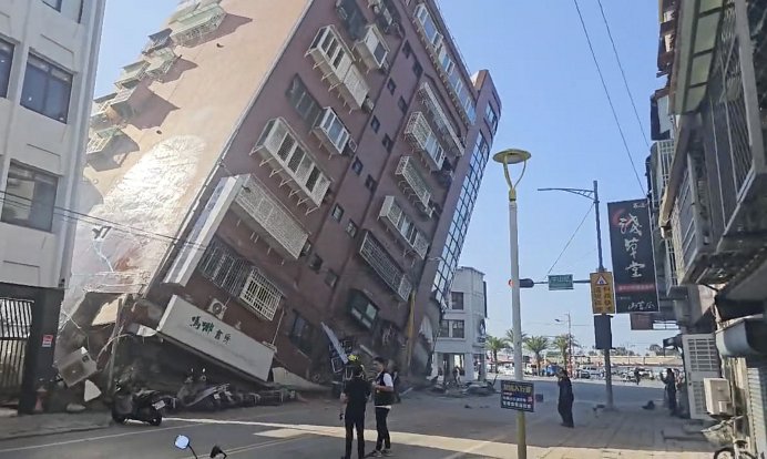 Tchaj-wan zasáhlo ničivé zemětřesení, 3. dubna 2024