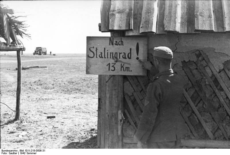 Německý voják před Stalingradem