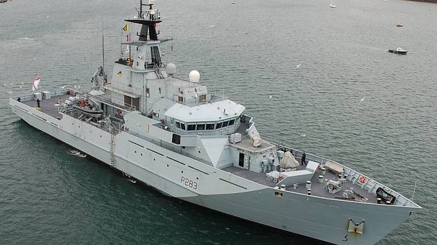 Loď britského námořnictva HMS Mersey