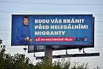 Hnutí ANO premiéra Andreje Babiše sází ve své předvolební kampani i na téma migrace…