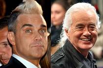Robbie Williams a Jimmy Page