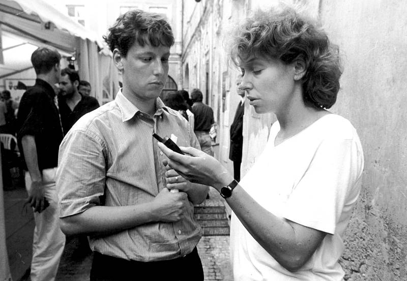 Petra Buzková a Stanislav Gross, rok 1996. 