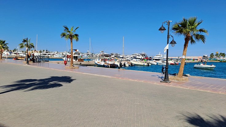 Populární egyptské letovisko Hurghada