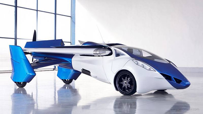 Starší prototyp AeroMobil 3.0 z roku 2014.