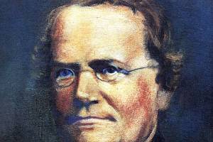 Gregor Johann Mendel, pastel podle fotografie