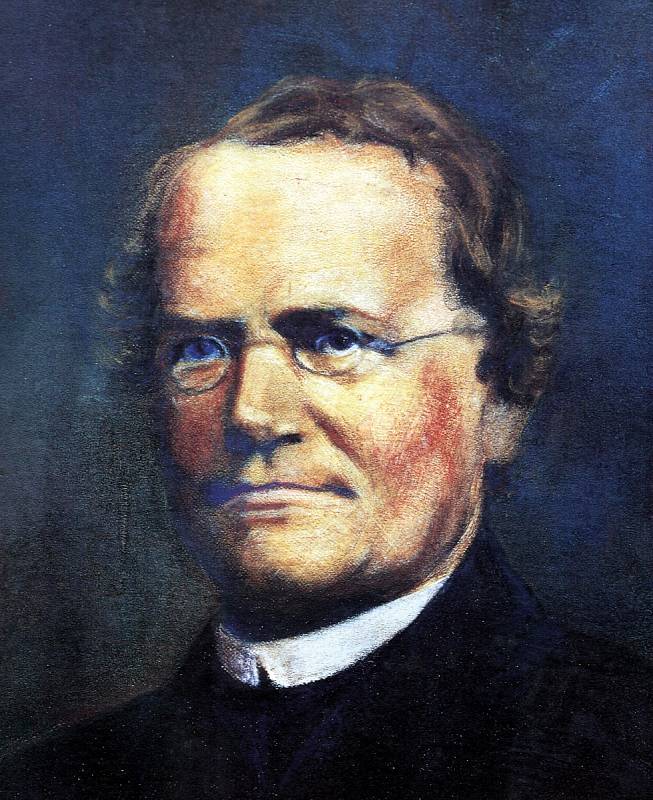Gregor Johann Mendel, pastel podle fotografie