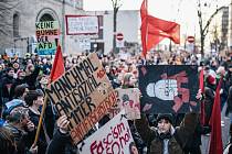 Protesty proti krajně pravicové AfD v Německu