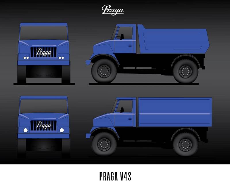 Praga V4S má být menší a všestranný nákladní automobil