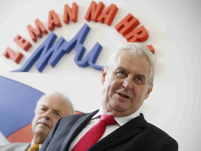 Prezidentský kandidát Miloš Zeman