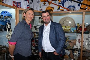 Barbora Špotáková a Jaroslav Špaček byli uvedeni do lánské Síně slávy