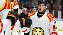 David Sklenička slaví vstřelenou branku v dresu nového zaměstnavatele - Brynäs IF