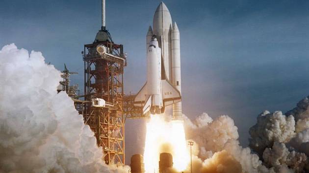 První vzlet raketoplánu Columbia v roce 1981