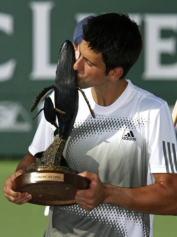 Srb Novak Djokovič vyhrál už svůj devátý titul na okruhu ATP v kariéře. 