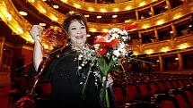 Divadlení ceny Thalie za rok 2010 byly předány 26. března v pražském Národním divadle. Na snímku Jiřina Bohdalová za celoživotní činoherní mistrovství.