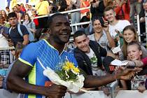 Justin Gatlin po triumfu