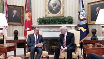 Donald Trump a Sergej Lavrov