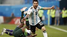 Lionel Messi výrazně pomohl k výhře Argentiny nad Nigérií.