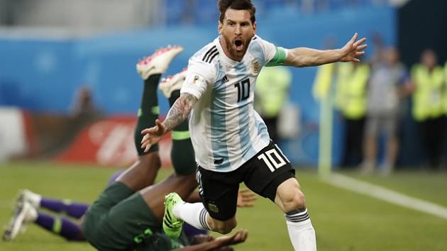 Lionel Messi výrazně pomohl k výhře Argentiny nad Nigérií.