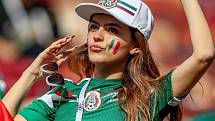Mexická fanynka. Fotbalové MS Rusko 2018