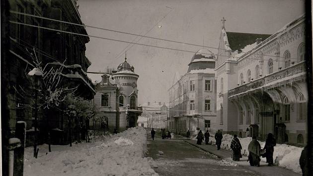 Město Berežany (polsky Brzeżany/Břežany) na nedatovaném archivním snímku.