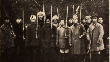 Vojáci Rudé armády v době občanské války v Rusku