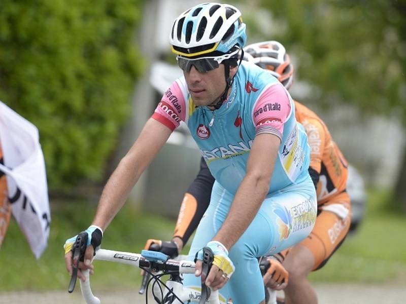 Vincenzo Nibali na Giro d'Italia.