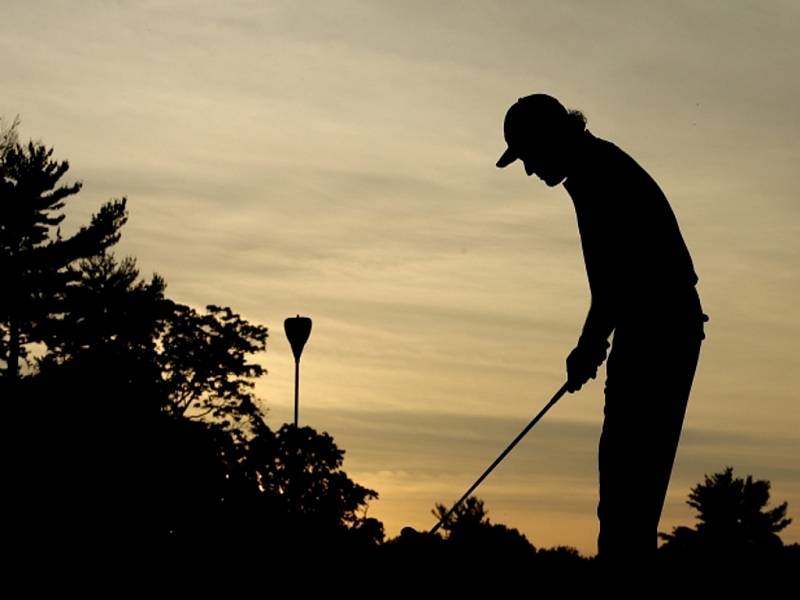 Phil Mickelson na golfovém US Open.