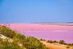 Jezero Hillier v Austrálii je přírodním unikátem