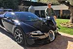 Cristiano Ronaldo a jeho Bugatti Veyron.