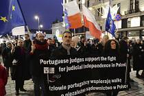 Protest polských soudců a právníků