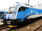 Křest první lokomotivy s názvem Spirit of Brno 1216 Taurus v korporátních barvách Českých drah. 