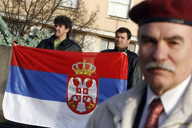  Druhá demonstrace na Palackého náměstí proti uznání samostatnosti Kosova