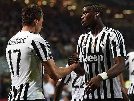 Dva hrdinové Juventusu: Mario Mandžukič a Paul Pogba