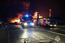  Exploze a požár na benzinové stanici v Machačkale na jihu Ruska
