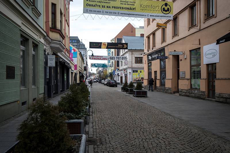Ulice Stodolní, 4. března 2019 v Ostravě.