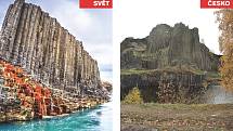 Studlagil Canyon (Island) x Panská skála.