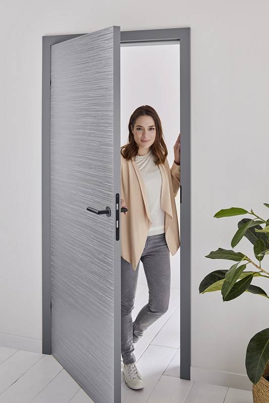 Interiérové dveře Hörmann z řady Concepto v novém odstínu břidlice - prachově šedá