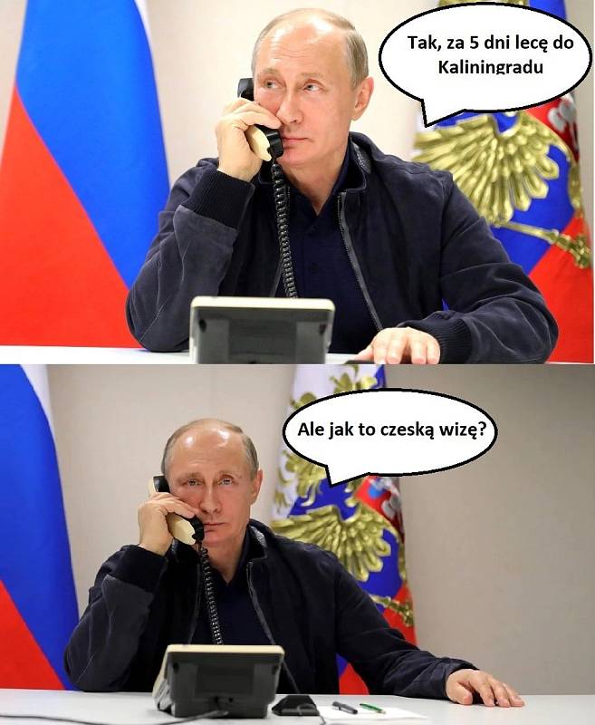 Vladimír Putin se dozvídá novinky z Kaliningradu